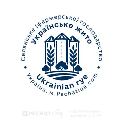приклад макету з лого для фермерського господарства