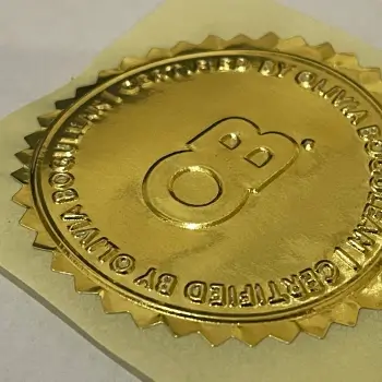 зразок відбитку рельєфної печатки