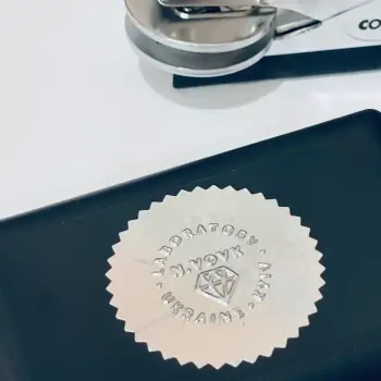 приклад рельєфної печатки